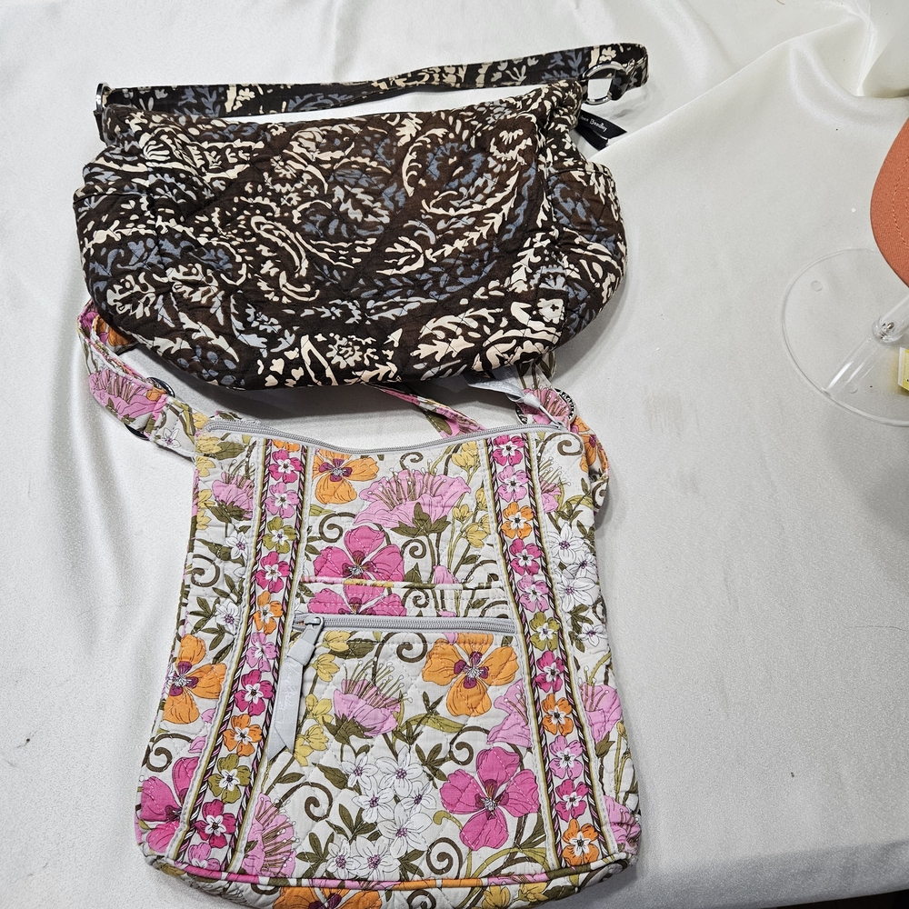 Vera Bradley Lot of 2 Totes Bags Purses Multiple Patterns